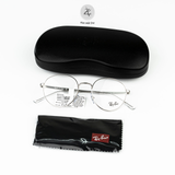  Gọng kính RayBan 0RX3681V dáng tròn kim loại chính hãng fullbox 