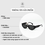  Kính mát Parim 74019 dáng mắt mèo nhựa acetate fullbox chính hãng 
