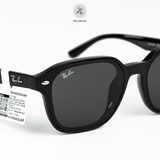  Kính mát RayBan x Jennie 0RB4458D dáng vuông nhựa Nylon chính hãng fullbox 
