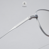  Gọng kính Zay Eyewear 80809 dáng đa giác titanium phong cách Hàn Quốc 