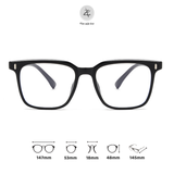  Gọng kính Zay Eyewear 9090 dáng vuông nhựa TR90 phong cách hàn quốc 