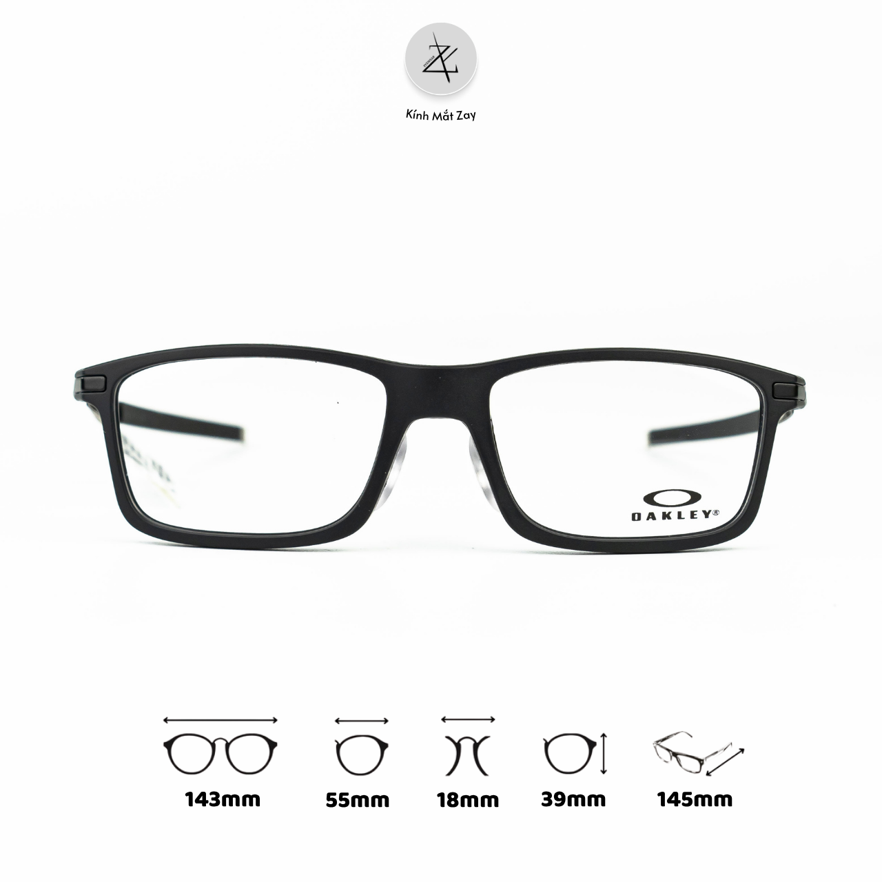  Gọng kính thể thao Oakley A Pitchman 0OX8096 dáng chữ nhật O Matter™ chính hãng fullbox 