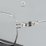  Gọng kính Chrome Hearts CH5313 dáng phi công titanium cao cấp fullbox 