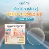  Tròng kính Rocky Chống Bể Chống Ánh Sáng Xanh dành cho thể thao, gọng khoan 1.58 chính hãng 