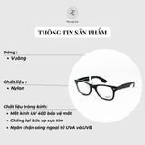  Gọng kính RayBan 0RB4340V dáng vuông nhựa Acetate & Propionate chính hãng fullbox 