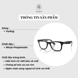  Gọng kính RayBan 0RX4340V dáng vuông chính hãng fullbox 