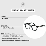  Gọng kính Gentle Monster Alto dáng vuông nhựa acetate cao cấp fullbox 