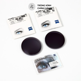 Tròng kính Đổi màu khói đen Lọc ánh sáng xanh Zeiss PhotoFusion X Extra Grey Chính Hãng (Sẵn)