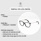  Gọng kính David Beckham DB 7074 dáng vuông Acetate phong cách thời trang cao cấp 