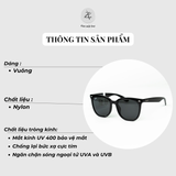  Kính mát RayBan 0RB4379D dáng vuông nhựa Nylon chính hãng fullbox 