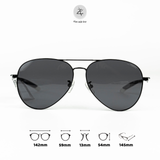  Kính mát phân cực polarized New Balance NB01081ZX dáng phi công kim loại chính hãng fullbox 