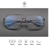  Gọng kính Chrome Hearts CH5313 dáng phi công titanium cao cấp fullbox 