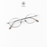  Gọng kính Zay Eyewear 08165 dáng oval Titanium phong cách Hàn Quốc 