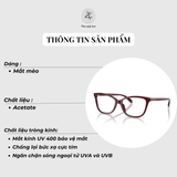  Gọng kính Coach 0HC6206U dáng mắt mèo nhựa Acetate chính hãng fullbox 
