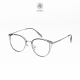  Gọng kính Zay Eyewear 25021 dáng mắt mèo titanium phong cách Hàn Quốc 