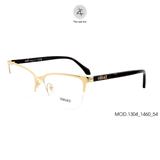  Gọng kính xẻ cước Versace 1304 dáng mắt mèo titanium chính hãng fullbox 