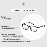  Gọng kính LEVI'S LV 7183/F dáng chữ nhật nhựa acetate fullbox chính hãng 