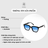  Kính mát Gentle Monster Noma dáng vuông nhựa acetate cao cấp fullbox 