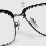  Gọng kính nửa khung Chrome Hearts CH5543 dáng vuông titanium cao cấp fullbox 