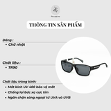  Kính mát phân cực polarized New Balance NBS08117X dáng vuông nhựa TR90 chính hãng fullbox 