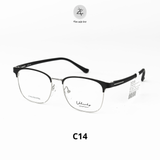  Gọng kính Velocity VL23336 dáng vuông thép không gỉ chính hãng fullbox 