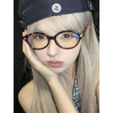  Gọng kính Zay Eyewear Vivienne Westwood BC 2237 dáng oval nhựa acetate phong cách Hàn Quốc 