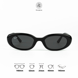  Kính mát RayBan x Jennie 0RB4441D dáng oval chính hãng fullbox 