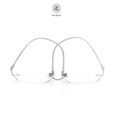  Gọng khoan không viền W701 dáng đa giác titanium cao cấp 