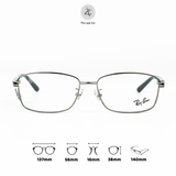  Gọng kính RayBan 0RX6527D dáng chữ nhật kim loại chính hãng fullbox 