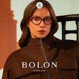  Gọng kính Bolon BJ3220 dáng mắt mèo Acetate chính hãng fullbox 