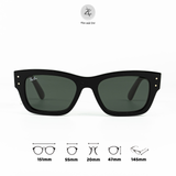  Kính mát RayBan 0RB7683S dáng vuông nhựa acetate chính hãng fullbox 