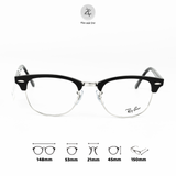  Gọng kính nửa khung RayBan 0RX5154 dáng vuông nhựa Acetate & Kim loại chính hãng fullbox 