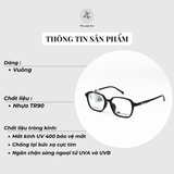  Gọng kính New Balance Elock NB09379X dáng vuông TR90 chính hãng fullbox 