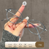  Gọng kính Zay Eyewear M6212 dáng mắt mèo titanium phong cách Hàn Quốc 