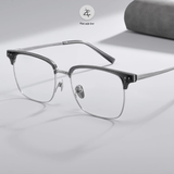  Gọng kính nửa khung BV 81036 dáng vuông titanium cao cấp 
