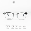  Gọng kính Zay Eyewear M23-26 dáng vuông nửa khung phong cách hàn quốc 