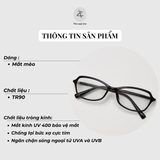 Gọng kính Zay Eyewear LY83060 dáng mắt mèo TR90 phong cách Hàn Quốc 