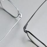 Gọng kính Zay Eyewear 80809 dáng đa giác titanium phong cách Hàn Quốc 