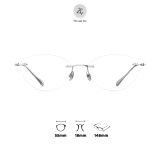  Gọng kính khoan Bolon BR1001 dáng mắt mèo titanium chính hãng fullbox 