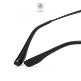  Gọng kính râm cận Clip On 9909 dáng vuông kim loại chống chói lái xe cao cấp 