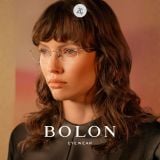  Gọng khoan không viền Bolon BR1002 dáng mắt mèo titanium chính hãng fullbox 
