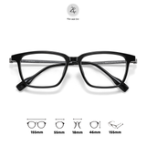  Gọng kính Zay Eyewear MAX 010 dáng vuông acetate & titanium phong cách Hàn Quốc 