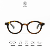  Gọng kính Zay Eyewear 2236 dáng tròn nhựa acetate phong cách Hàn Quốc 