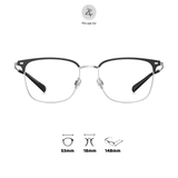  Gọng kính Bolon BA7009 dáng vuông browline titanium chính hãng fullbox 