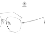  Gọng kính Zay Eyewear 98730 dáng đa giác Titanium phong cách Hàn Quốc 