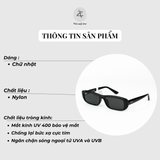  Kính mát RayBan x Jennie 0RB4436D dáng chữ nhật nhựa Bio-Based Injected chính hãng fullbox 