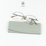  Gọng kính Helen Keller H82097 dáng đa giác Titanium chính hãng fullbox 