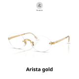 Gọng khoan không viền RayBan X ASAP Rocky 0RX3929 dáng oval kim loại chính hãng fullbox