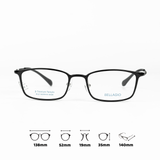 Gọng kính Bellagio 50133 dáng chữ nhật phong cách Hàn Quốc 