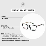 Gọng kính LEVI'S LV 7181/F dáng vuông nhựa acetate fullbox chính hãng
